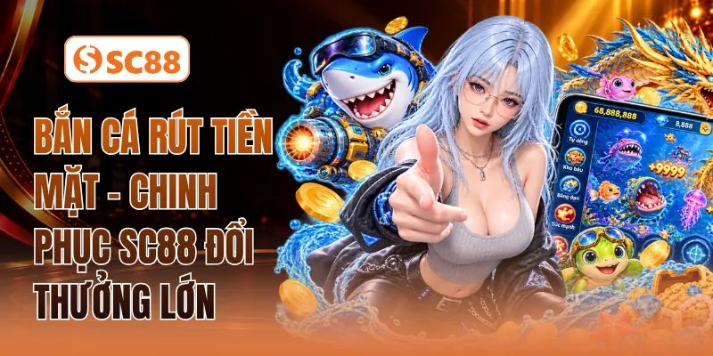 Bắn Cá Rút Tiền Mặt - Chinh Phục SC88 Đổi Thưởng Lớn
